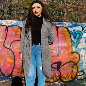 HoundsTooth Trench Coat